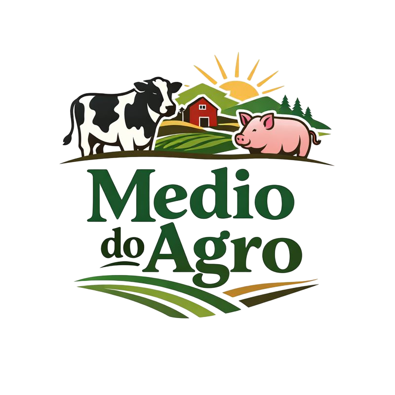 Logotipo completo de Medio do Agro